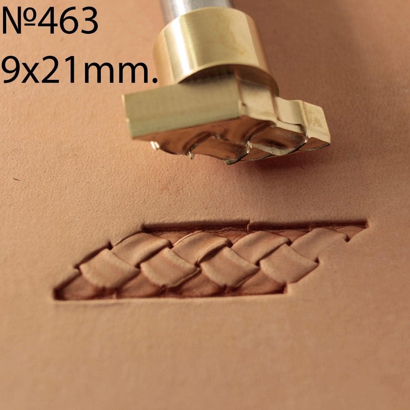 DandS ltd Leather Stamp Tool, Rope Knot, Professional Steel Craft Tool for Leatherworking, Embossing, Carving & Stamping Leather Projects, Belts, Wallets & DIY Projects Compatible with Mallet #463 - Image 2